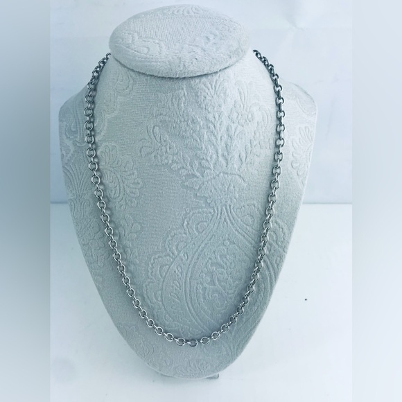 Vintage: Sterling Silver 925 Chain Unisex Nexklace 21 inches 25 grams